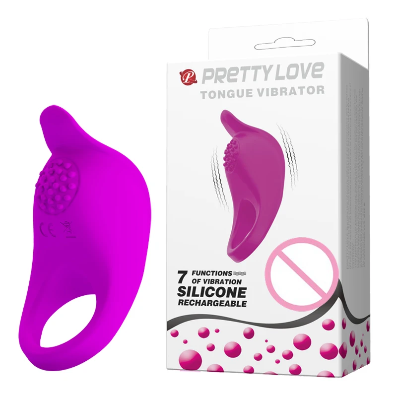 Pretty Love USB перезаряжаемое 7 скоростное вибрационное кольцо водонепроницаемое