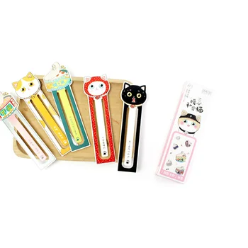 

8packs/lot Heartwarming Cat Bookmark Book Holder Message Card Gift Stationery Novelty Paper Bookmark