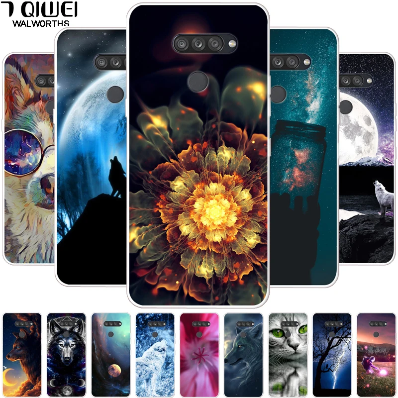 6.5'' For LG K50S Case Silicone Soft Lion Wolf Back Cover For LG K40S Phone Case TPU Bumper On For LG K 50S K50 S LGK50S Coque