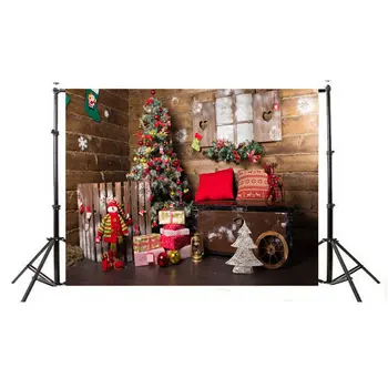 

Christmas Photographic Cloth Simulation Patterns Backgrounds Customized Photographic Backdrops For Photo Studio