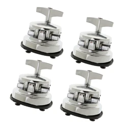 4x Zinc Alloy Drum Holder Base Plate Drum Rack Clamp Drum Tom Mount Bracket
