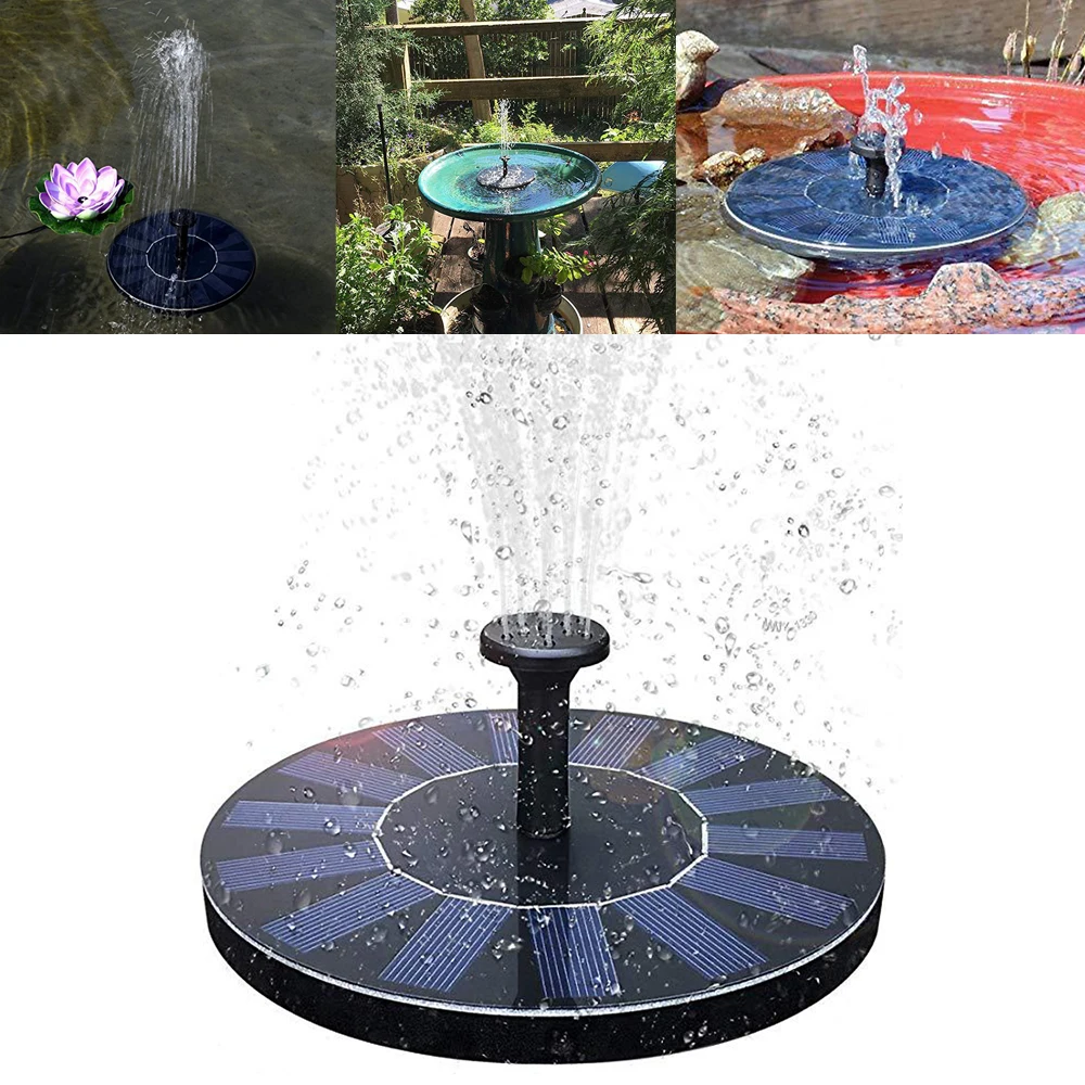 Solar Fountain Watering kit Power Solar Pump Pool Pond Submersible