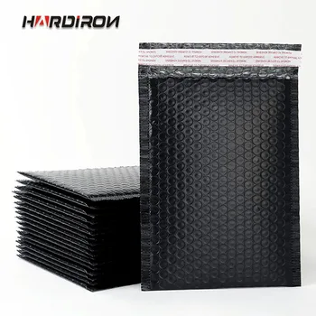 

HARDIRON Black Bubble Buffer Parcel Bag PE Waterproof Fall Protection Plastic Packaging Bag Envelope Bag Poly Postman