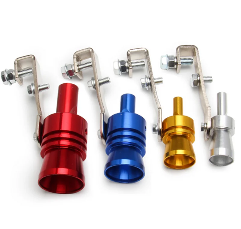 Car Exhaust Fake Turbo Whistle Pipe Sound Muffler Auto Blow Off Valve Universal Simulator Whistler Imitation Sounders car turbo whistle