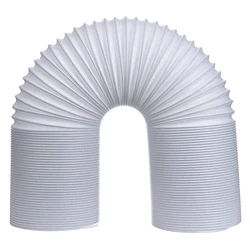 Portable Air Conditioner Exhaust Hose 5/6 inch Diameter 59/79 inch Length Universal Flexible Counterclockwise Thread AC Vent Hos