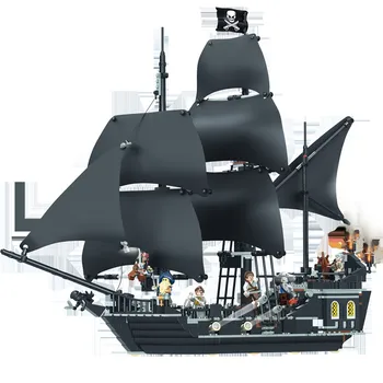 

4184 The Black Pearl Pirates of the Caribbean Ship Model Building Blocks Bricks Kids Girl Boys DIY Birthday Gifts Funny Toy