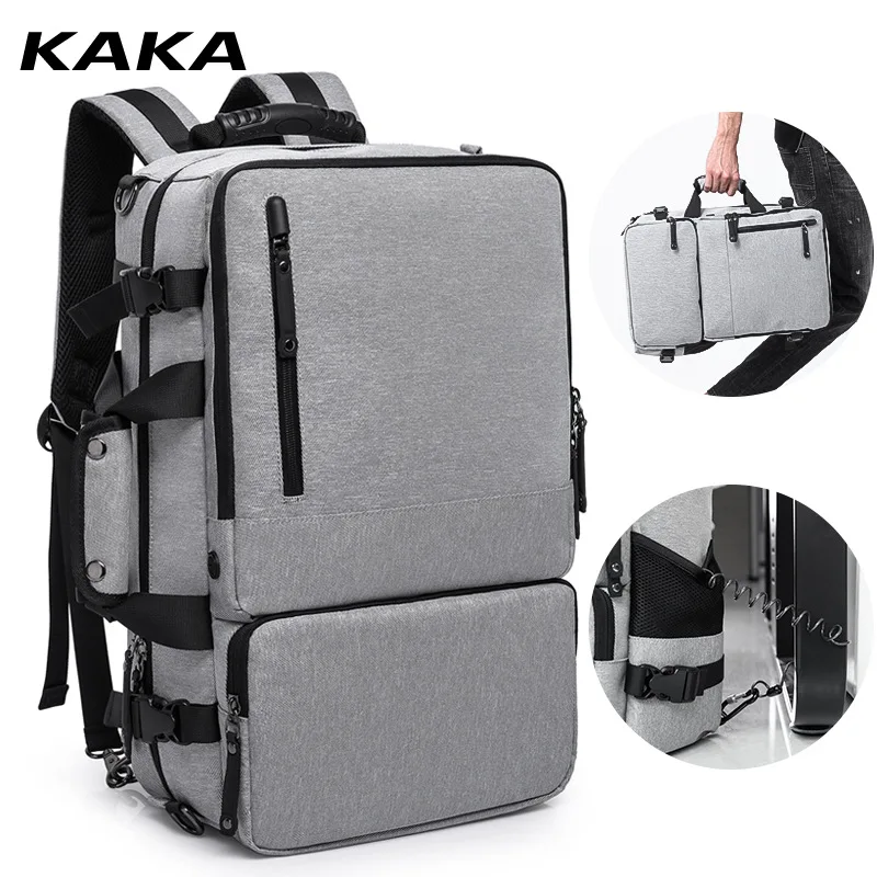 

KAKA New Style Men Anti-Theft Backpack Multi-functional Triple Use Computer Bag College Student Oxford Packsack Outdoor Wholesal