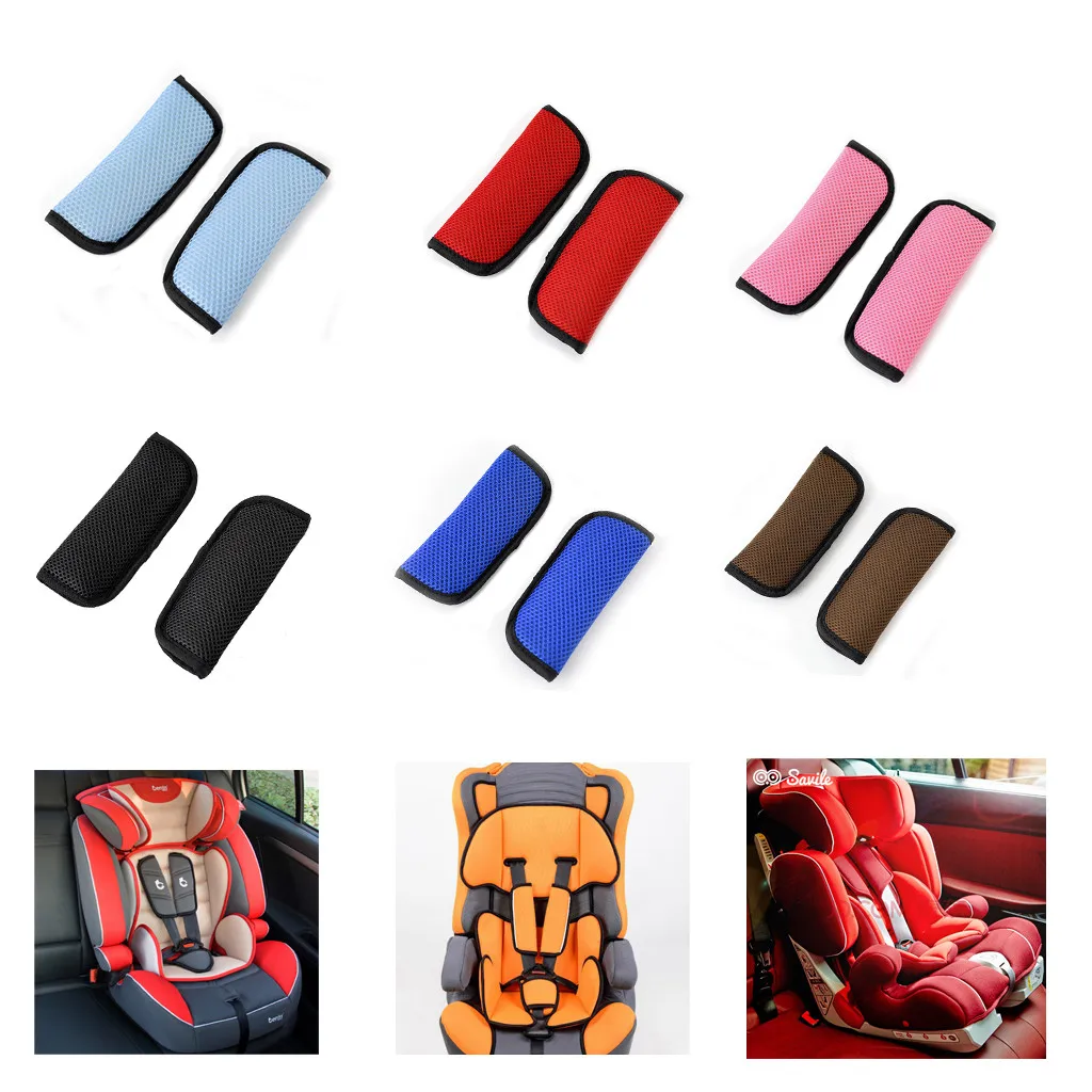 Baby Kids Stroller Cushion Car Seat Vehicle Safety Shoulder Strap Cover