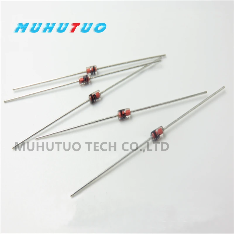 100PCS 1N4742 IN4742 1N4742A 1W12V Direct DO-41 Glass Regulator Diode