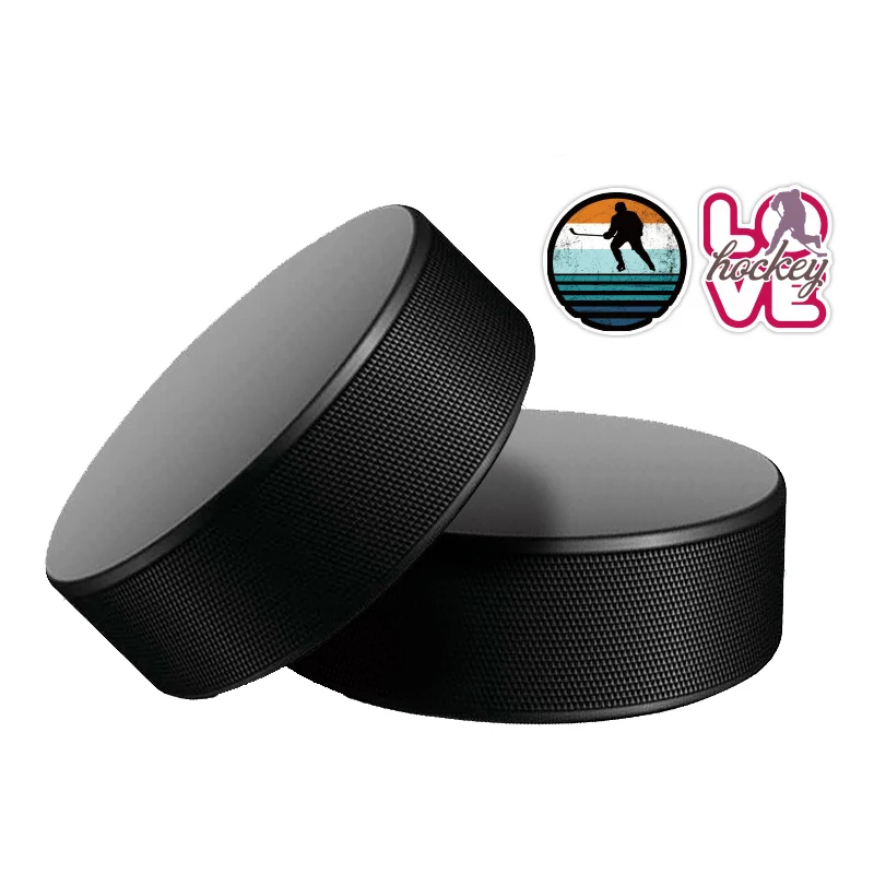 1/4/8/12Pcs 5.6 OZ Black Ice Hockey Punks Rubber Balls Sports Supplies for Practice Training Game | Спорт и развлечения