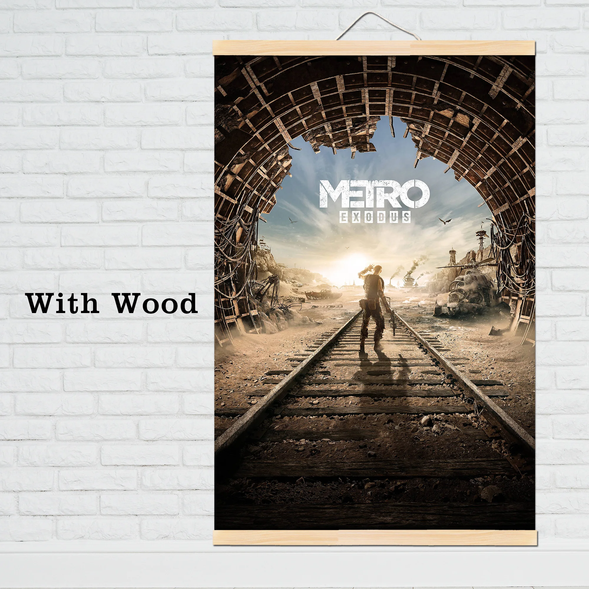 Metro Exodus игра постер Картина на холсте настенное искусство Скандинавское