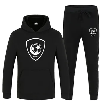 

Men Sets Tracksuit Autumn Winter Hooded Sweatshirt Drawstring Outfit Sportswear 2020 Male Suit Pullover Two Piece Set Casual Set