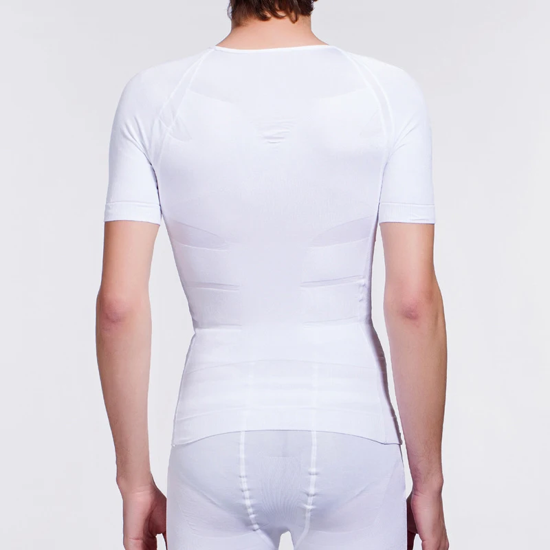 Men Body Shaper Slimming Shirt Compression Vest Elastic Sculpting Slim Shapewear Tummy Underwear Belly Waist Tops High Quality