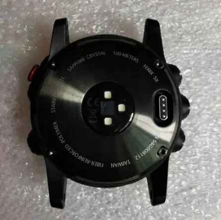 Battery Back Case with Buttons for Garmin FENIX 5x Smart Sports Watch Original Battery Back Cover Replacement Parts