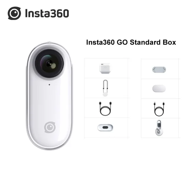 Insta360 Go standard Insta360 GO Экшн-камера AI с автоматическим монтажом Hands-free самая маленькая стабилизированная камера Splashprooof FlowState стабильность pk gopro hero 7 - Цвет: Insta360 Go standard