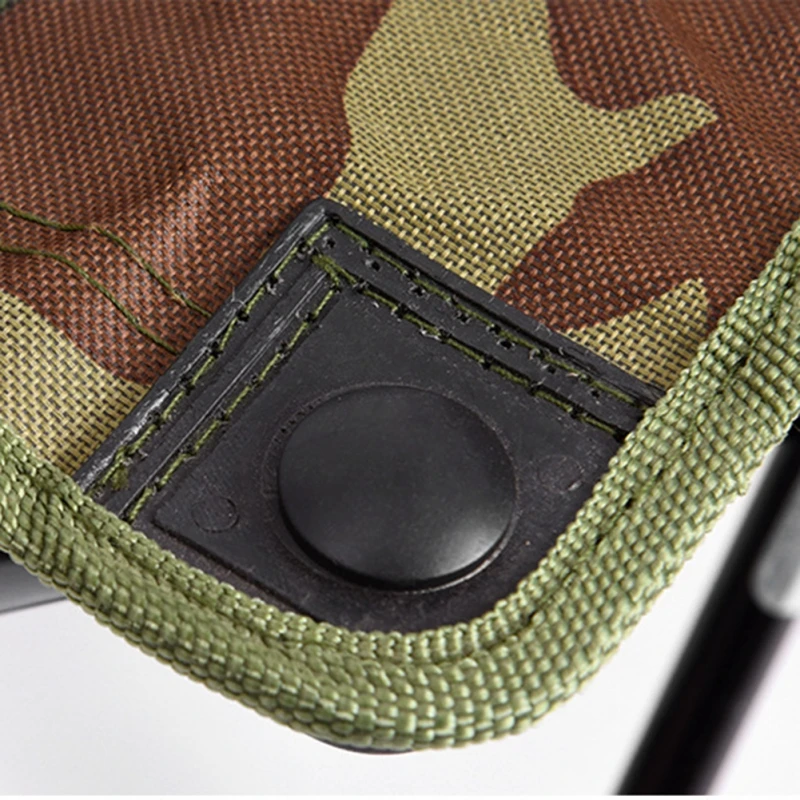 Hot Portable Camping Hiking Beach Fishing Chair Camouflage Folding Stool Lightweight Recreational Fishing Gear