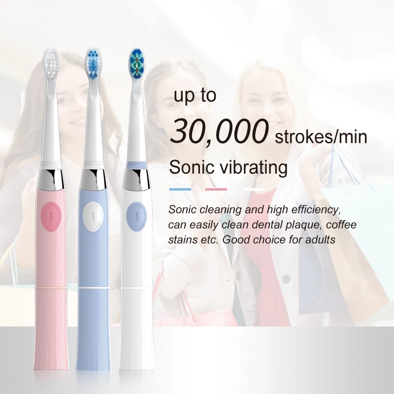 SEAGO Electric Toothbrush Non-Rechargeable Waterproof Adult Tooth brush Massage Gums Teeth White with 2 Brush Heads SG503 SEAGO Electric Toothbrush Non-Rechargeable Waterproof Adult Tooth brush Massage Gums Teeth White with 2 Brush Heads SG503