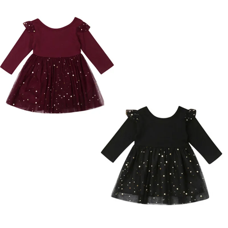 Детские вечерние платья с блестками для девочек коллекция 2019 года сезон