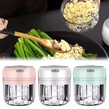 250ml elétrico alho chopper resistente durável mini vegetal masher usb de carregamento para cozinha alimentos gengibre nozes esmagado chopper