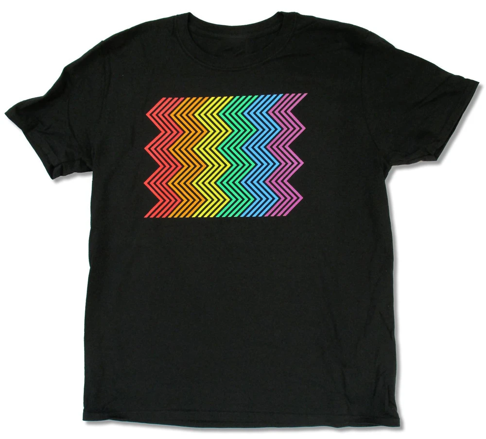 Pet Shop Boys Electric Rainbow Tour 2014 Black T-Shirt New Adult Band Streetwear Tee Shirt | Мужская одежда