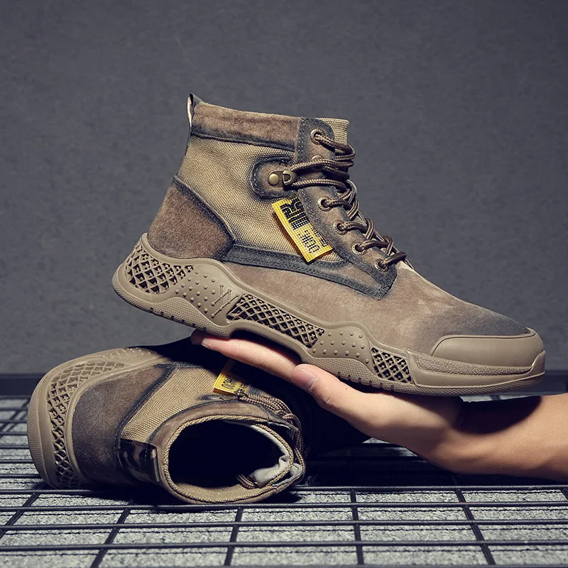 

Winter New Style Martin Boots Men's Trend Men Worker Boot Retro Boots Men's Versatile MEN'S Casual Shoes