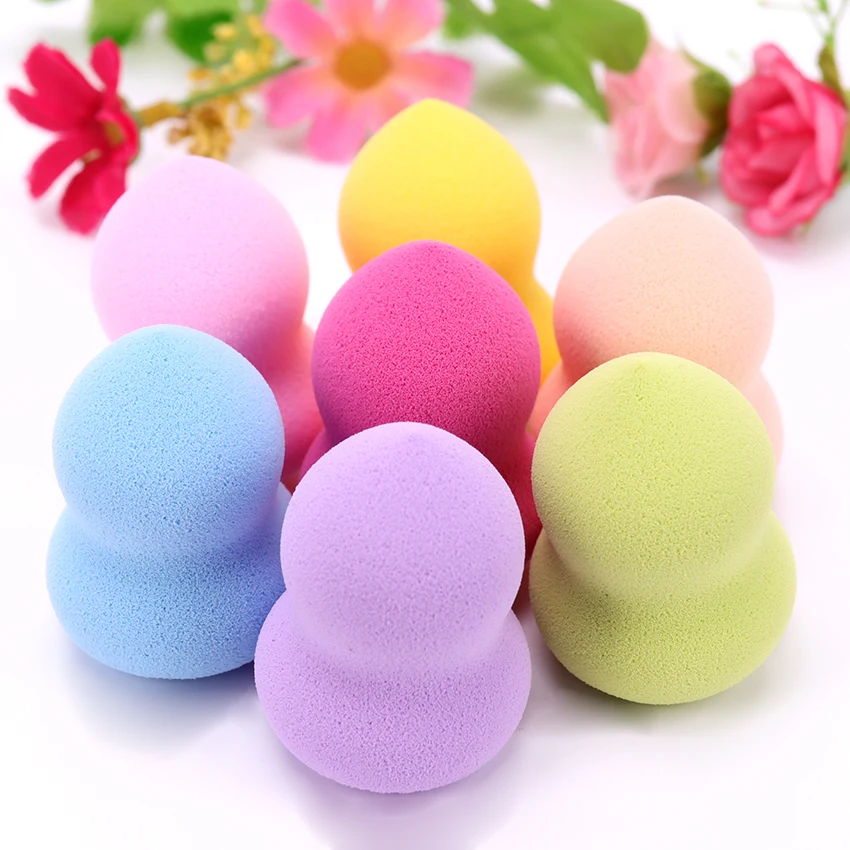 3 шт. спонж для нанесения основы под макияж тыквенная форма косметическая губка