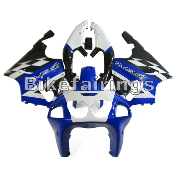 As Picture Shown Белого и синего цвета и белый Обтекатели для Kawasaki 1996 1997 1998 1999 2000 2001 2002 ZX-7R ZX 7R Пластик корпусы Чехлы тела работы ракушками - Цвет: As Picture Shown