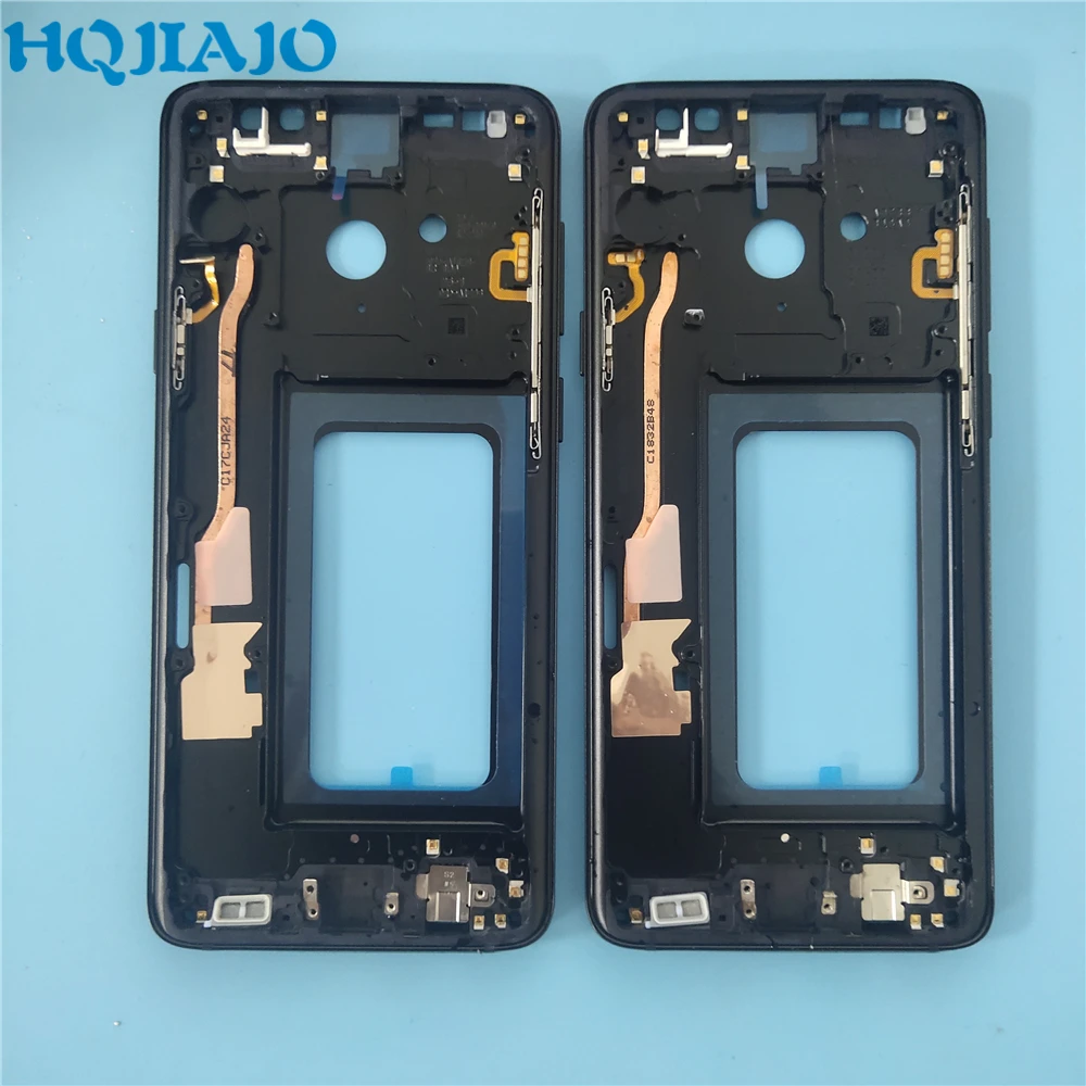 Для samsung Galaxy S9 G960 G960F S9+ S9 Plus G965 G965F корпус телефона шасси ЖК-пластина новая средняя рамка
