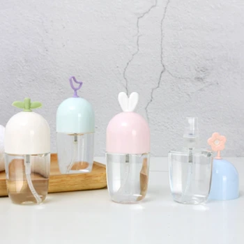 

12Pcs 55ml Cartoon Egg Shape Empty Spray Bottles Portable Refillable Makeup Clear Fine Mist Sprayer Perfume Liquid Container