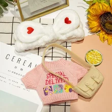 

Aesthetic Extra Soft Sweater Diversity Clothes Suit Accessories For 30cm Lalafanfan Yellow Duck Plush Toys Kawaii Animal Dolls