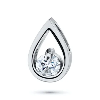 

Pendant in white gold with a diamond