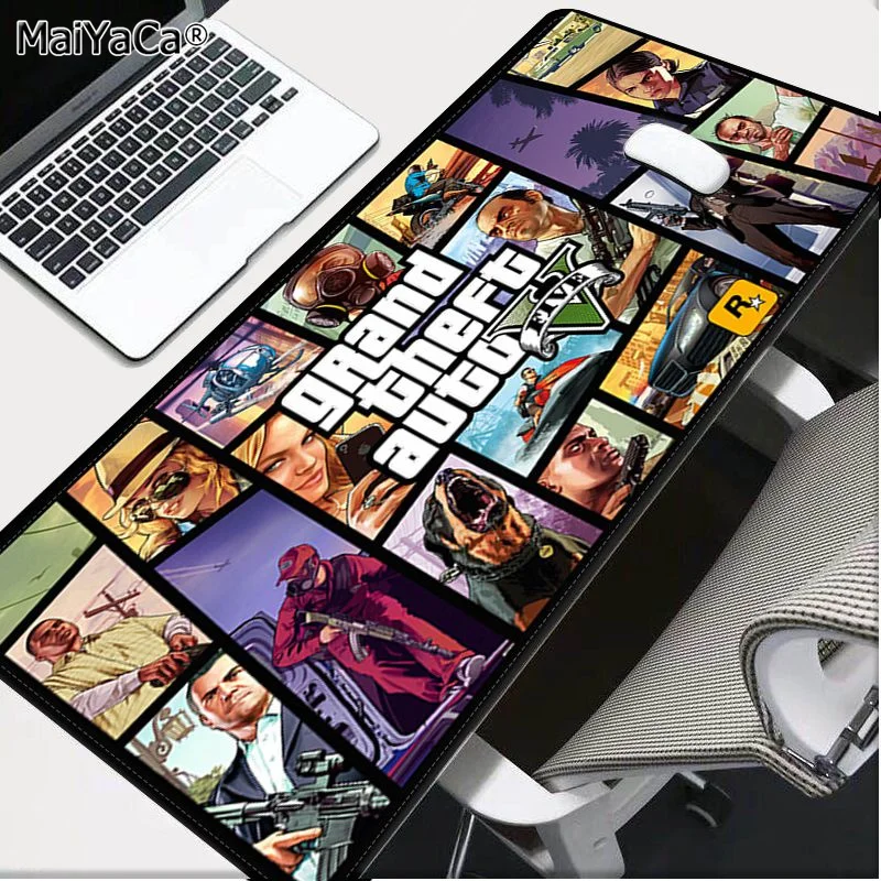Maiya GTA V Grand Theft Auto V коврики для мышки ноутбука коврик для мыши большой коврик для мыши клавиатуры коврик