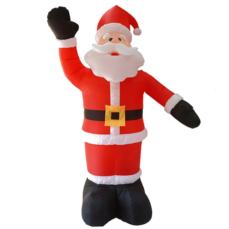 

2.4M Giant Santa Claus LED Light Inflatable Toys Christmas Props Birthday Wedding Party Toys Lawn Yard Outdoor Decoration UK Plu
