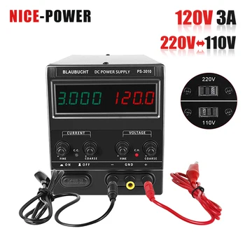 

NICE-POWER NEWEST dc adjustable laboratory switching power supply lab power feeding bench source 4 digital display 110v 220v