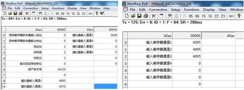 Modbus RTU связь RS485 сбора 6AD4DI4DQ аналоговый вход цифровой вход и выход Модуль