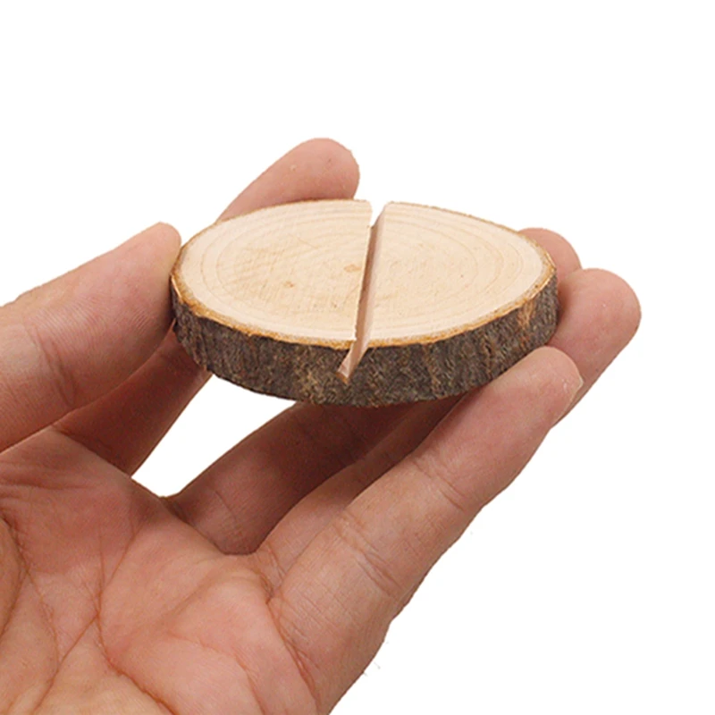 Wooden Card Holder Business Card Holders Creative Personality Wedding Place Family Party Home Decoration 1 Pack