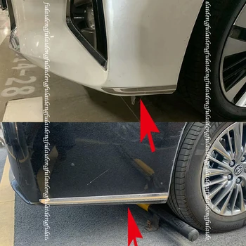 

2pcs Front Rear Bumper Protector For TOYOTA ALPHARD 2019-2020 30 series Corner Guard Scratch Sticker cover trim