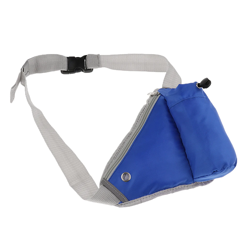 Multi-use Sports Running Triangle Waist Bag Bum Fanny Pack Hiking Cycling Jogging Belt Water Bottle Pocket Shoulder Chest Bag