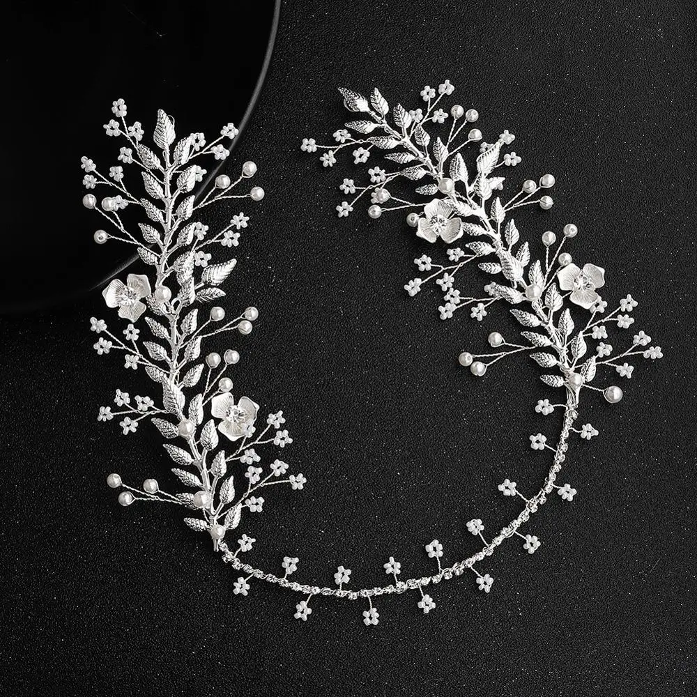 New Arrival Leaf Long Hairbands Wedding Hair Jewelry Accessories Women