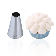 DIY хлебопекарня корейский стиль носик для украшения 2A Средний делать домашнюю работу круг макароны 304 нержавеющая сталь снаружи бесшовные сжимать