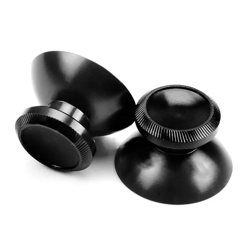 2 шт. алюминиевый сплав металлический аналоговый Thumbstick для PS4 Dualshock 4 Black M2EC |