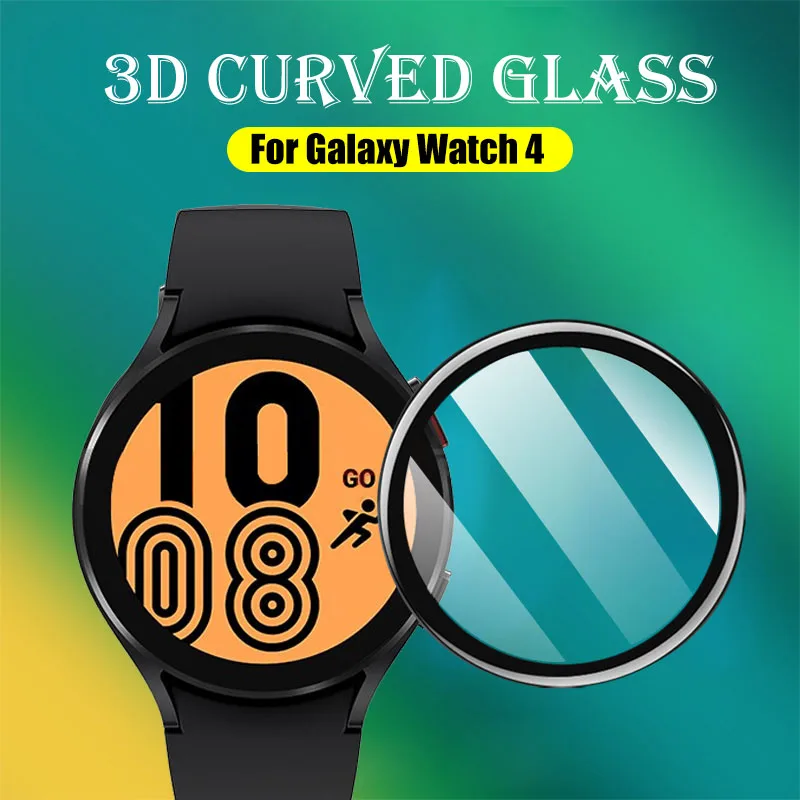 3D изогнутая Защитная пленка для экрана Samsung Galaxy Watch 4 40 мм 44 HD прозрачное