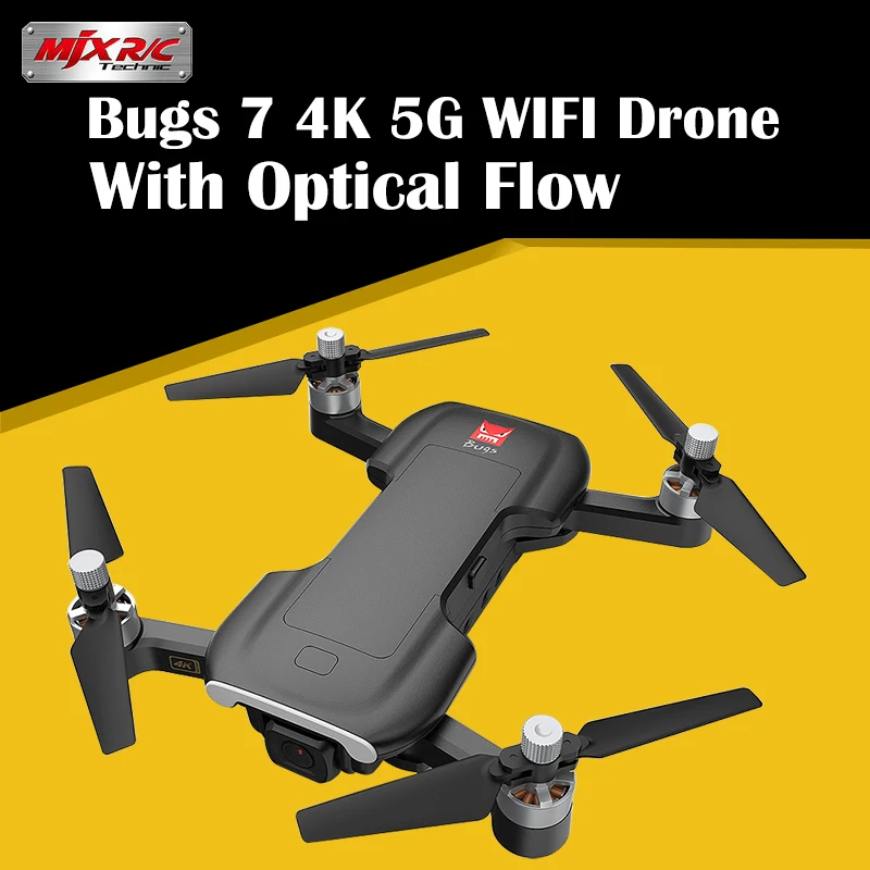 Дрон MJX Bugs 7 B7 GPS 4K HD камера бесщеточный двигатель FPV Радиоуправляемый квадрокоптер