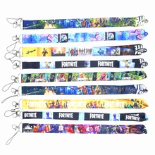 Мультфильм шаблон шеи Ремешок брелок ID карты ТРЕНАЖЕРНЫЙ зал мобильный телефон ремень USB значок клип DIY слинг