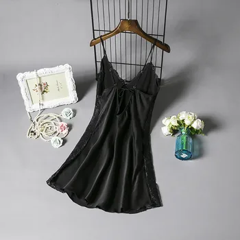 

Hot Nightgown New Women Lace Teddy Lingerie Sexy Deep V One Piece Nightdress Underwear Camisola Vestidos Femininos Nightie