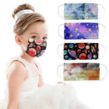 

10pcs/100pcs/500pcs Disposable Mask 3 Layer Non-woven Fabric 3d Star Printing Mask Dustproof And Breathable Adult Mask