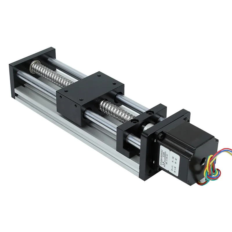 CNC Linear ท่องเที่ยว GGP สกรูบอลโต๊ะสไลด์50-400มม.ที่มีประสิทธิภาพ Rail Rail XYZ แกน NEMA 23 Stepper มอเตอร์3D เครื่องพิมพ์ XYZ 1