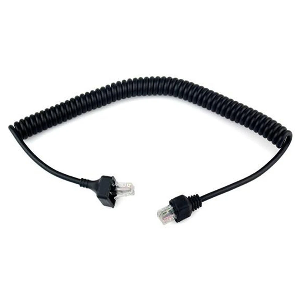 Черный 8PIN Динамик микрофонный кабель для kenwood TK-868G TK-768G TK-862G TK-762G TK-7100 TK-8100 TM-261A, TM-271A, TM-461A двухстороннее радио - Цвет: Черный