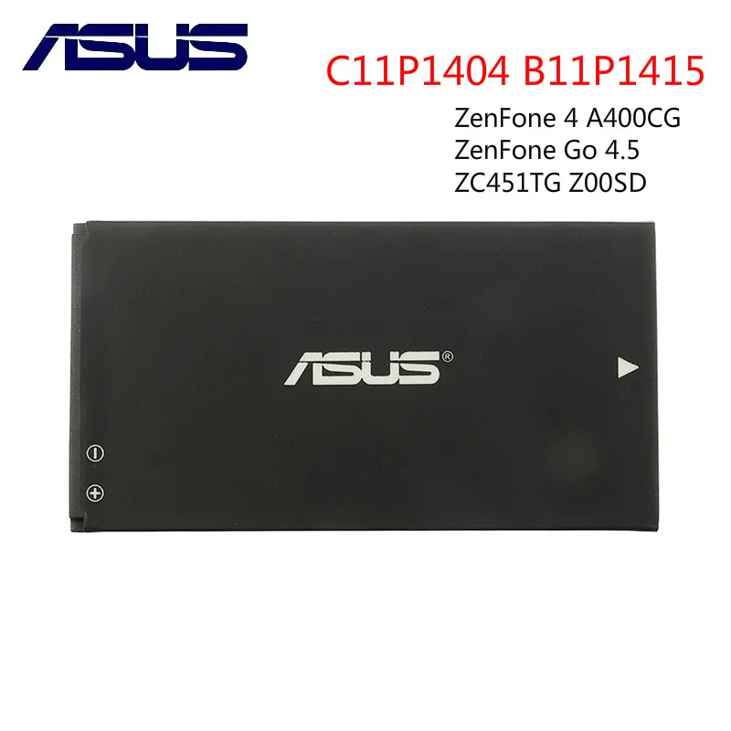 Оригинальный C11P1404 B11P1415 1600 мАч аккумулятор для ASUS ZenFone 4 A400CG Go 5 ZC451TG Z00SD с номером отслеживания|Аккумуляторы