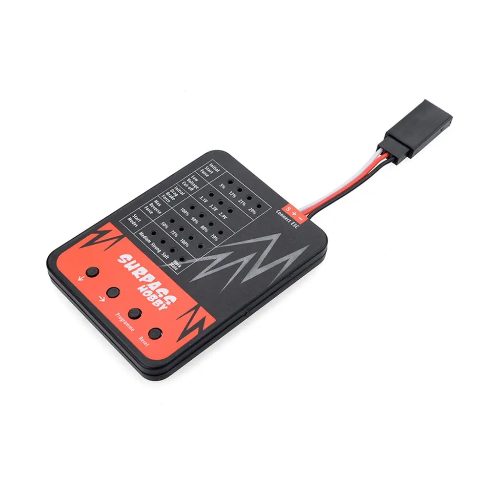 

SURPASSHOBBY RC Auto Program Card LED Program Box Specially for RC Car and Truck Crawler ECS RC Car Accessory